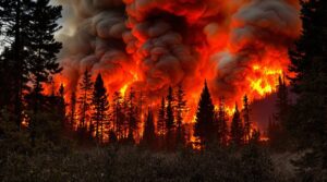 Wildfires Spread Rapidly Across Forest Regions Due to Prolonged Dry Conditions
