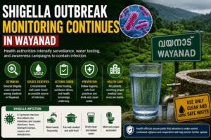 Shigella Outbreak Monitoring Continues in Wayanad