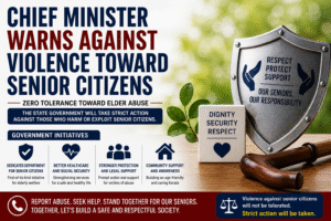 Chief Minister Warns Against Violence Toward Senior Citizens