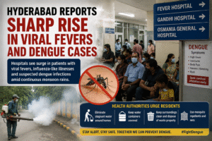 Hyderabad Reports Sharp Rise in Viral Fevers and Suspected Dengue Cases