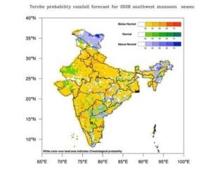India Faces Forecast of Below-Average September Rainfall