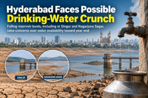 Hyderabad Faces Possible Drinking-Water Crisis as Reservoir Levels Fall